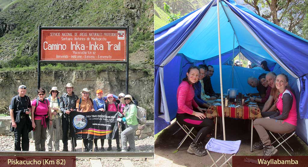 Dia 1: Traslado pela Van ITEP de Cusco ao Km 82 “Inca Trail Entrance”