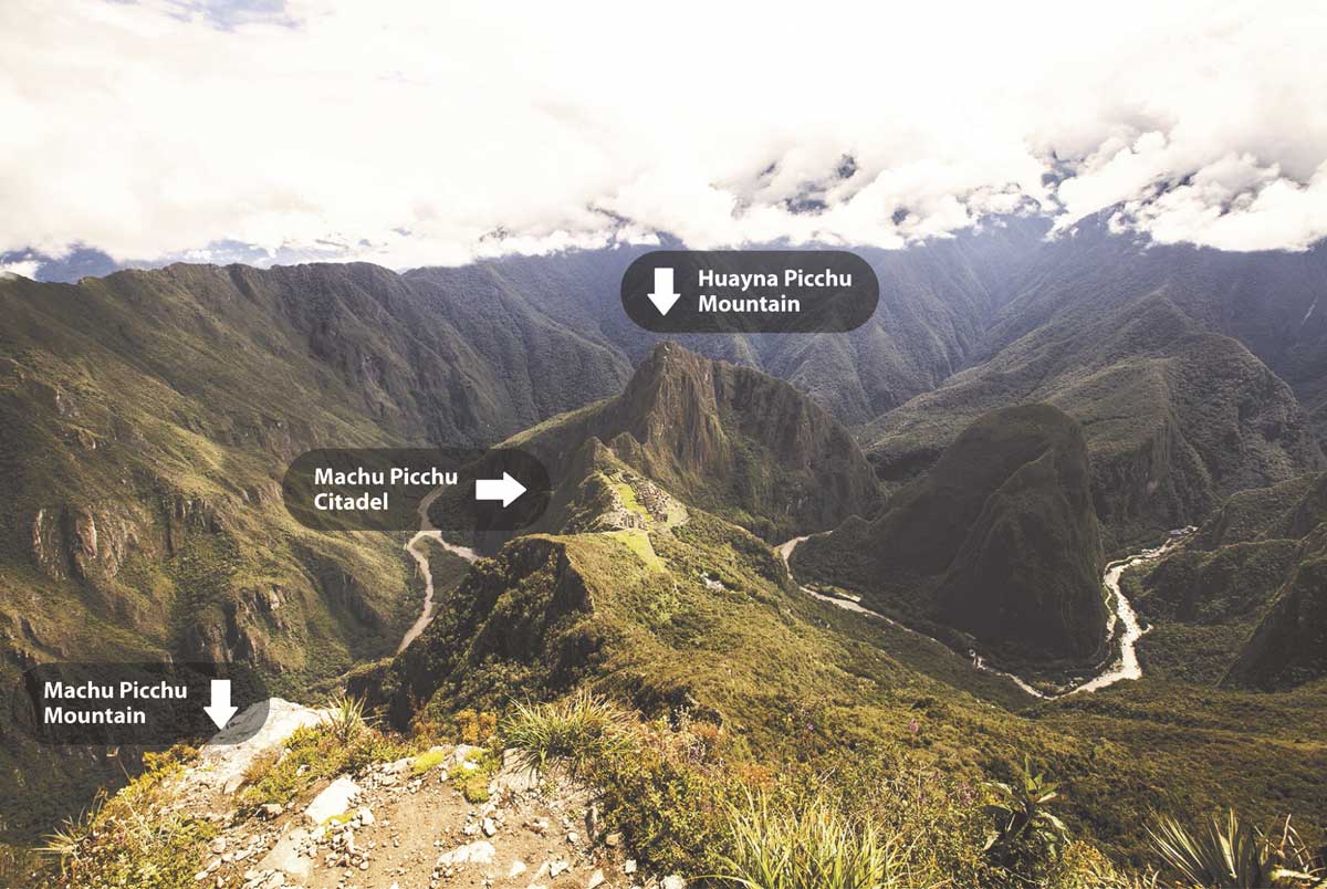 Day 5: 2nd entrance to Machupicchu Inca city Huaynapicchu Mountain or Machupicchu sacred Mountain