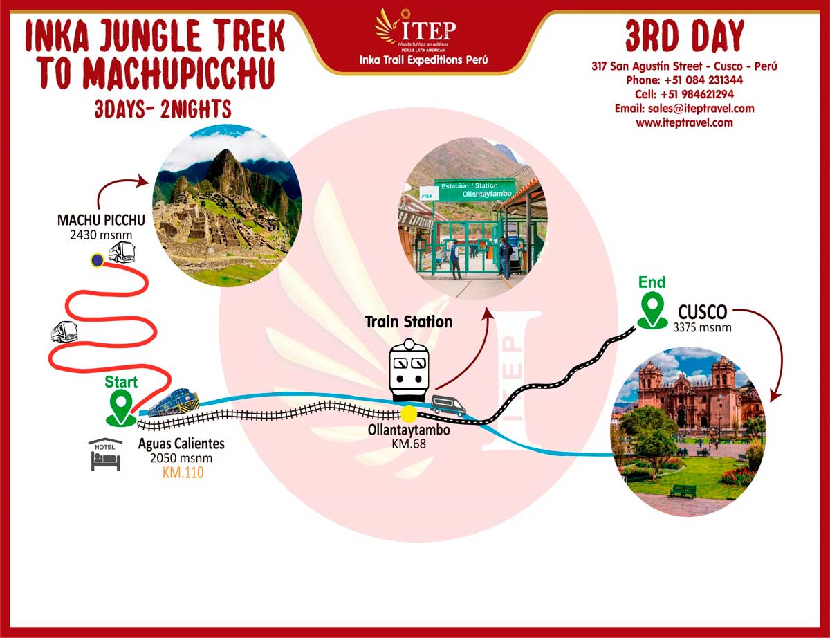 Map - Day 3: Machupicchu and Return to Cusco. Map - Day 3: Machupicchu and Return to Cusco.